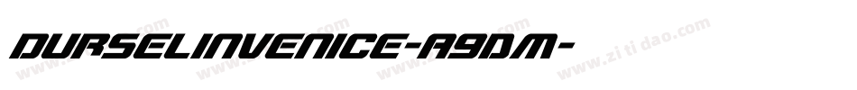 Durselinvenice-A9dm字体转换