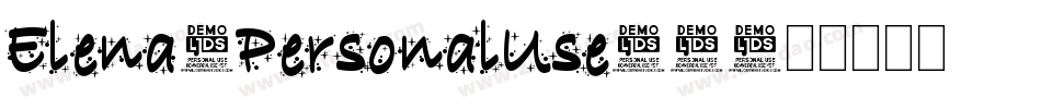 Elena-PersonalUse-2字体转换