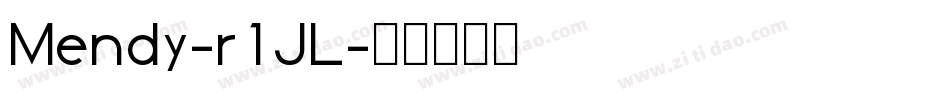 Mendy-r1JL字体转换