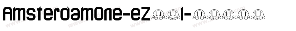AmsterdamOne-eZ12l字体转换