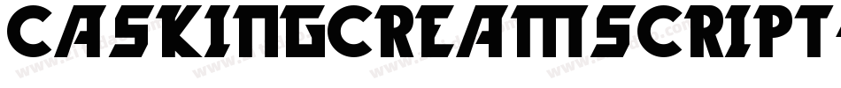 CaskingCreamScript-jEV2y字体转换