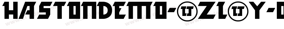 HastonDemo-3zl2y字体转换