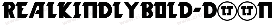RealkindlyBold-D93m字体转换