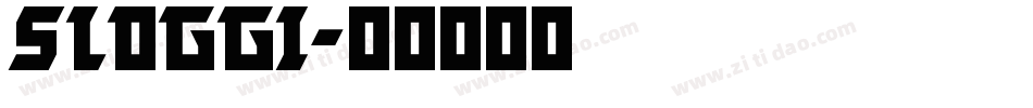 Sloggi字体转换