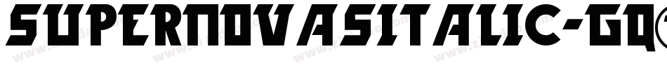 SupernovasItalic-gq2Y字体转换