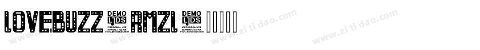 Lovebuzz-RMZl字体转换 Lovebuzz-RMZl字体转换