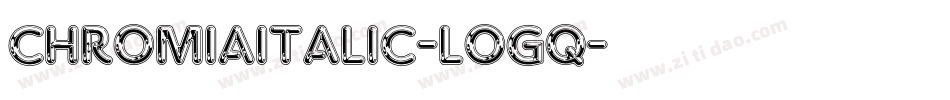 ChromiaItalic-lOgq字体转换