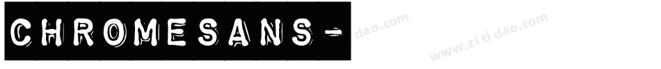 chromesans字体转换