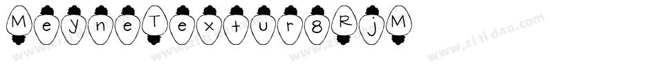 MeyneTextur-8RjM字体转换