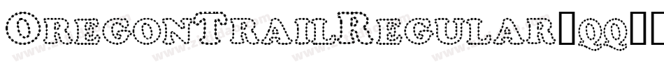 OregonTrailRegular-qq66字体转换