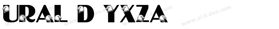 Ural3D-YXza字体转换