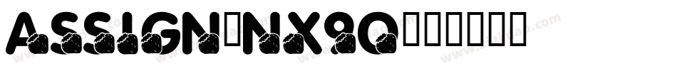 Assign-nX9O字体转换 Assign-nX9O字体转换