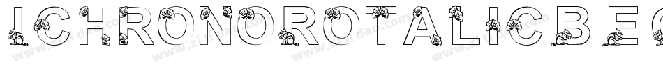 IchronoRotalic-BE7G字体转换