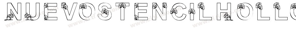 NuevostencilHollow-8A7g字体转换