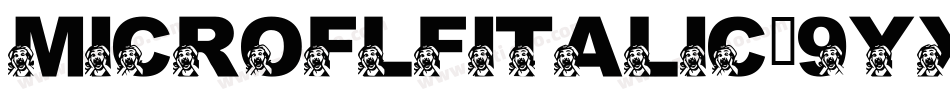 MicroflfItalic-9YXn字体转换 MicroflfItalic-9YXn字体转换