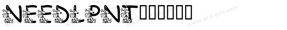 NEEDLPNT字体转换