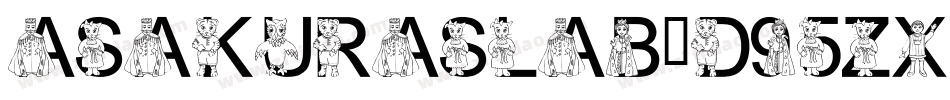 AsakuraSlab-d95zx字体转换