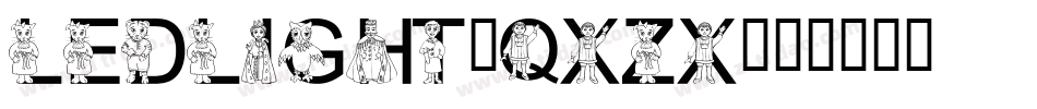 Ledlight-qXZx字体转换