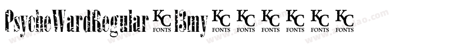 PsycheWardRegular-l3my字体转换
