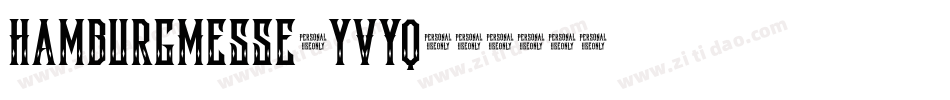 HamburgMesse-yVYq字体转换