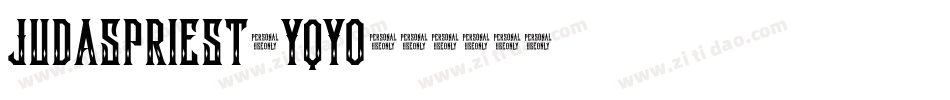 Judaspriest-YqYo字体转换