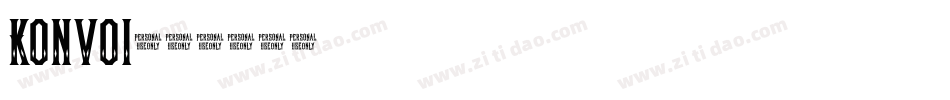 Konvoi字体转换