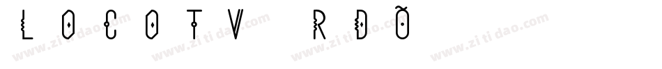 LocoTv-rdO9字体转换