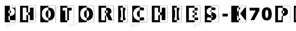 Photorichies-K70pA字体转换