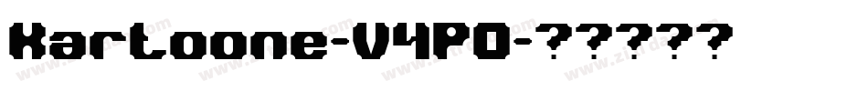 Kartoone-V4P0字体转换
