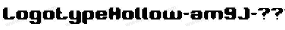 LogotypeHollow-am9J字体转换