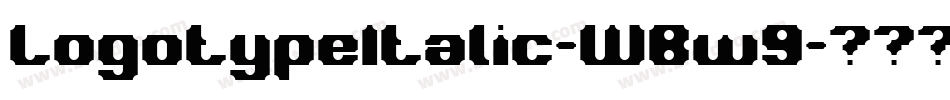 LogotypeItalic-WBw9字体转换