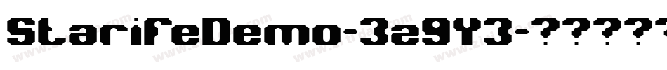 StarifeDemo-3z9Y3字体转换