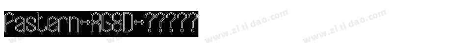 Pastern-AG8D字体转换