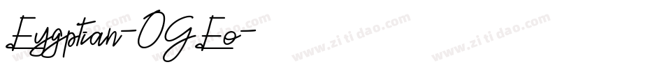 Eygptian-OGEo字体转换
