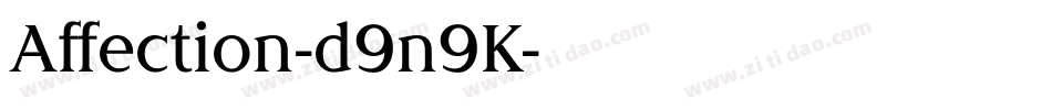 Affection-d9n9K字体转换