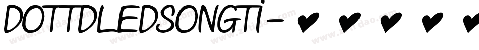 Dottdledsongti字体转换