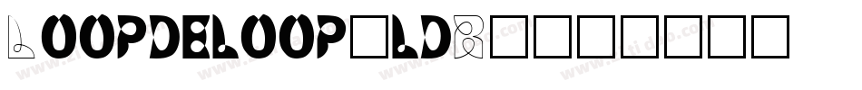 Loopdeloop-ldR0字体转换