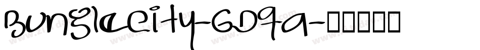 BungleCity-GDqa字体转换