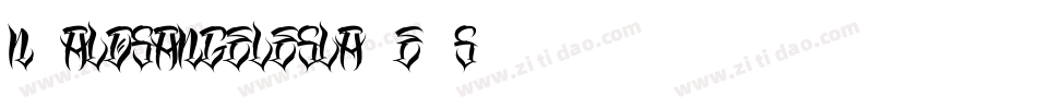 NBALosAngelesLakers字体转换