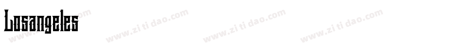 Losangeles-vjvD字体转换