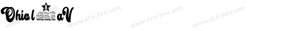 Ohio-l6aV字体转换