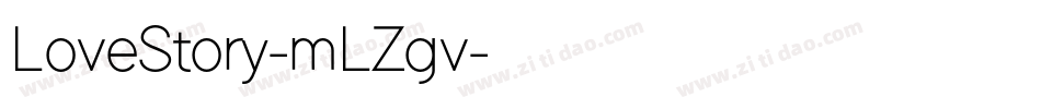 LoveStory-mLZgv字体转换