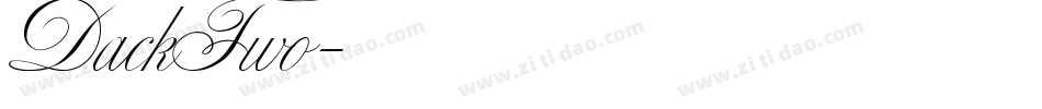 DackTwo字体转换