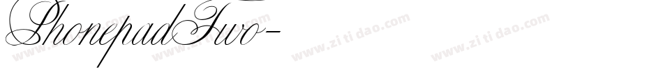 PhonepadTwo字体转换