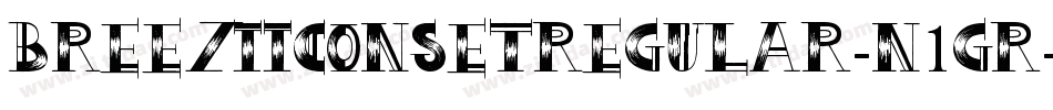 BreeziIconSetRegular-n1gR字体转换