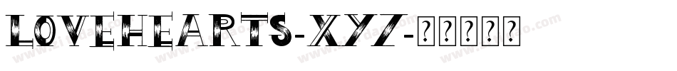 Lovehearts-XYZ字体转换