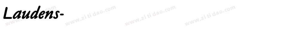 Laudens字体转换