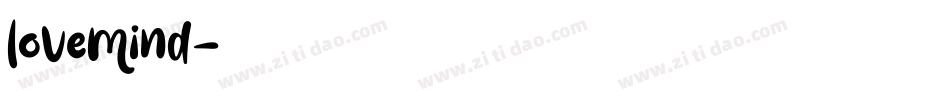 lovemind字体转换