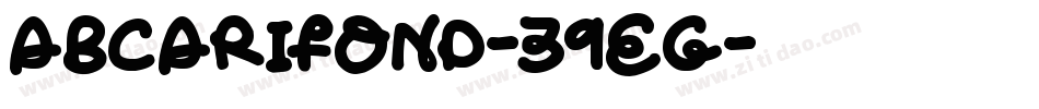 Abcarifond-39EG字体转换
