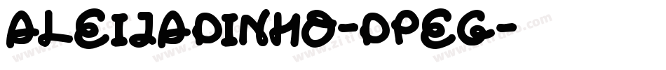 Aleijadinho-dpEg字体转换
